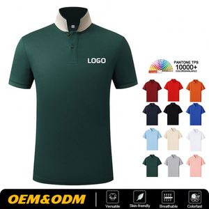 Chemises polo personnalisées pour hommes, fabricants de vêtements en gros, broderies imprimées, vêtements de sport décontractés, chemises polo en polyester personnalisées bon marché - Product Image 2