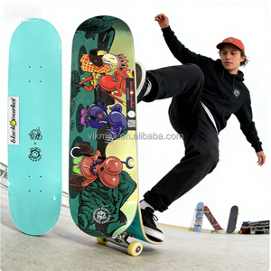 Patineta Profesional Completa de 7 Capas de Arce Canadiense con Doble Kick, Tecnología de Fundición por Gravedad, Juego de Patineta de Alta Calidad ABEC-7 - Product Image 3