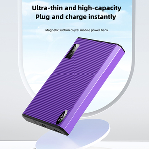 พาวเวอร์แบงค์แม่เหล็กไร้สายแบบพกพา ความจุ 10000mAh กำลังไฟ 20W บางเฉียบ 13.5 มม. สำหรับกิจกรรมกลางแจ้ง - Product Image 4