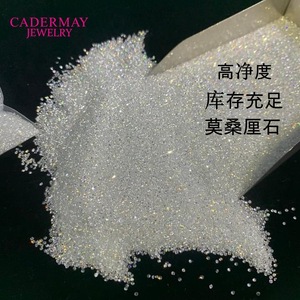 Cadermay Moissanite D Color Round Loose Gemstone For Jewelry Making High Clarity Lab Created - Product Image 1