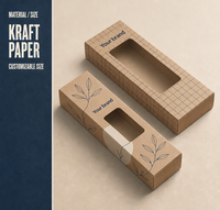 Porte-stylos pliable en carton écologique personnalisable pour kits d'écriture scolaires et articles promotionnels