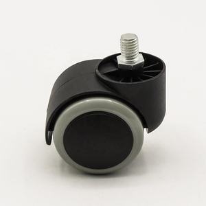 Rodízios móveis giratórios para escritório cadeira 50mm plástico rodízio roda design moderno para hotéis - Product Image 5