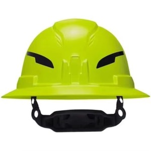 Casco de Seguridad Tipo V Verde, Sin Ranuras, Borde Completo, Suspensión de 6 Puntos con Correa para la Barbilla - Product Image 3