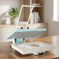 Presse à Chaud par Sublimation Fiable Grand Format avec Panneau de Commande Amovible 50x70cm pour T-shirts