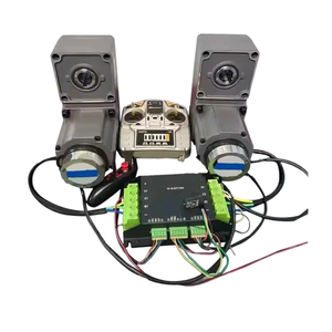 750W 1000W double moteur à engrenages CC sans balais pour châssis sur chenilles <span class=keywords><strong>AGV</strong></span> piste tondeuse à gazon Transport Robot porte-réservoir - Product Image 4