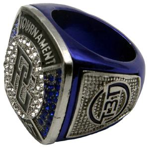 Anello campione in metallo 3D personalizzato per l'esecuzione di tornei di basket - Product Image 2