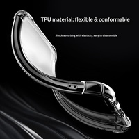 Étui souple transparent antichoc en TPU à couverture intégrale pour Samsung S26 Ultra A25 A34 A36 A55 M54 S24 FE S25 FE S26 FE