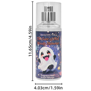 Queena Kitty Yeah the <strong>Gate</strong> of Hell Woody Shimmer Long Lasting Natural Fragrance <strong>Mist</strong> Regular Size for Women - Product Image 6
