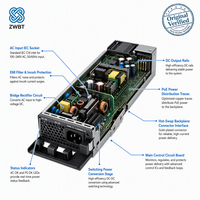Alimentation de secours Cisco Switch 9300 PWR-C1-1100WAC-P=, 1100WAC, certifiée Platinum