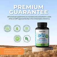 Compléments multi-collagène pour femmes et hommes, 120 capsules, acide hyaluronique, vitamine C, peptides pour la peau adulte, rides, collagène