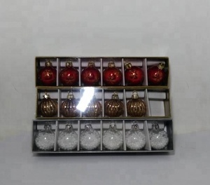 Personalized custom cheap mini giant snowball Christmas glass set - Product Image 6