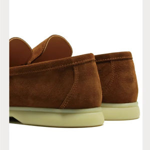 Mocassins confortables en <span class=keywords><strong>daim</strong></span> de vache pour hommes 2026 – Luxe, mode, légers, semelle extérieure en caoutchouc, chaussures plates décontractées pour l'extérieur, type <span class=keywords><strong>bateau</strong></span> - Product Image 5