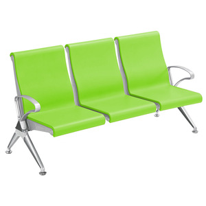 Sillas de espera Yijiahao S3013 de tres asientos con reposabrazos para uso en aeropuertos y hospitales - Product Image 1