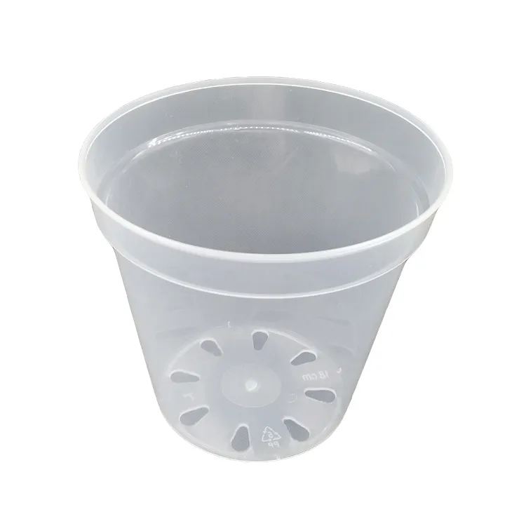 3/4/5/6/7/8/inches Plant Nursery Pots Transparent Flower pot Container for Seedlings