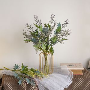 กิ่งลาเวนเดอร์ประดิษฐ์ CallaFloral พลาสติกตกแต่งภายในบ้าน กิ่งเดี่ยว สีชมพู เหลือง ม่วง MW13111 - Product Image 1