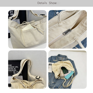 Sac bandoulière personnalisé ODM, mode simple, couleur unie, pour femme - Product Image 4