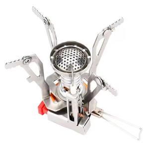 Réchaud à gaz portable pour camping, accessoires de camping en plein air, en alliage d'aluminium ultra-léger, pour pique-nique, cuisson, four de survie - Product Image 2