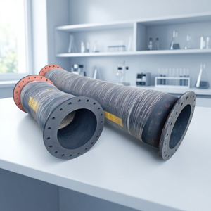 Manguera de Goma Resistente a la Abrasión con Brida para Succión de Arena, para Excavación y Transferencia de Materiales - Product Image 4