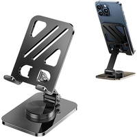 Accessoires de bureau : Support de téléphone portable de bureau robuste et pliable, compatible avec tous les mobiles