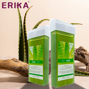 OEM personalizado 100g cartucho depilatorio rollo cera no tejida tira 100g suave <span class=keywords><strong>Aloe</strong></span> <span class=keywords><strong>Vera</strong></span> rollo cera depilación para uso de belleza - Product Image 6