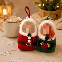 Vêtements mignons pour figurines d'action, sac de couchage pour poupée de Noël (uniquement en tissu)
