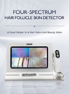 Pele e couro cabeludo analisador de cabelo 11 polegadas HD portátil com zoom duplo para salões de cabelo e beleza clínicas - Product Image 2