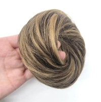 Populaire 4/27 # schrunchie cheveux chignon frange chouchous postiches 100% conception de coiffure de cheveux humains pour femme prix de gros