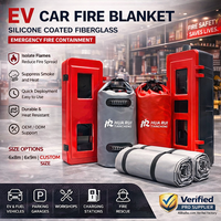 Fournisseur fiable de couvertures anti-feu en fibre de verre pour voitures, couvertures ignifuges enduites de silicone pour l'exportation mondiale