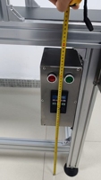 Système de machine en acier inoxydable 201 Bande transporteuse de codage inférieur à double barre pour ligne de production industrielle pour imprimante Cij Tij.
