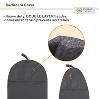Échantillon gratuit de housse de planche de surf, sac de rangement pour les voyages en plein air, sac de planche de surf de 5'0 à 9'10', protection maximale pour votre planche de surf