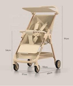 Passeggini per bambini e neonati appena lanciati e popolari. Sono leggeri, stabili, semplici e sono dotati di un parasole pieghevole. - Product Image 5