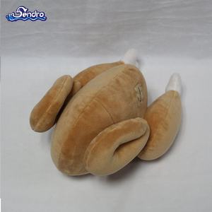 Produttori all'ingrosso Pet Squeaker giocattolo di pollo coscia di tacchino <span class=keywords><strong>peluche</strong></span> giocattolo per la masticazione - Product Image 3