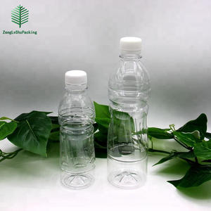 Toptan Özelleştirilebilir Şeffaf İçme Suyu Meyve Suyu Süt <span class=keywords><strong>PET</strong></span> İçecek Şişesi Ambalajı 450ml Kapaklı Plastik Şişe - Product Image 1