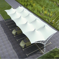 Tente gonflable portative de dôme de structure de membrane de dômes soutenus par air fait sur commande d'usine