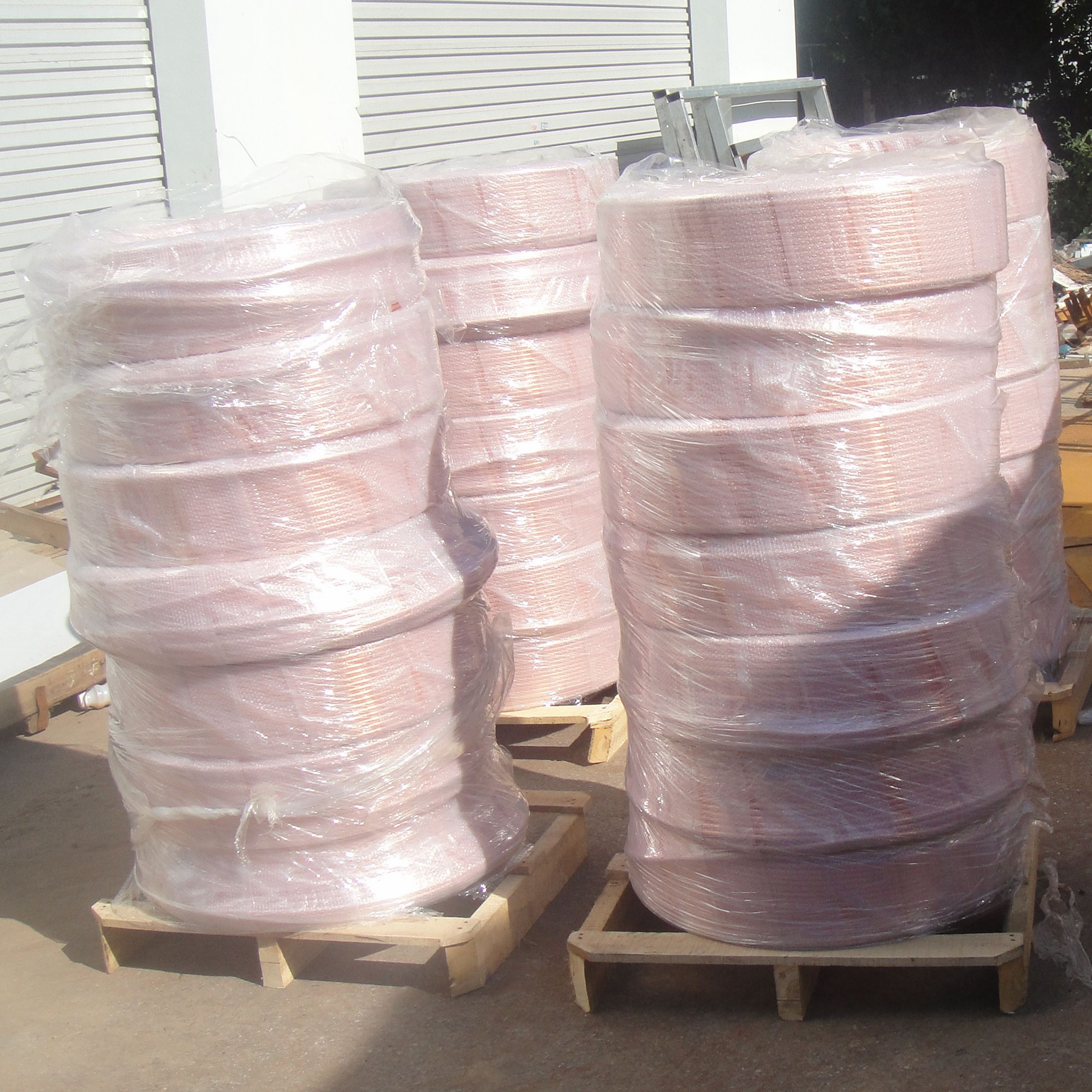 Pancake Coil Copper Tube / Copper Pipe Tube 99 9 Cu Copper for Air Conditioner