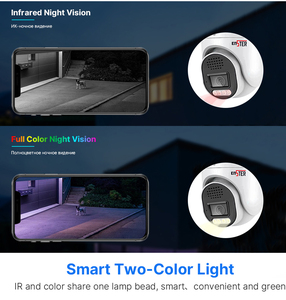 Enster <span class=keywords><strong>5MP</strong></span> 8MP 4k trong nhà hai cách âm thanh colorvu PoE <span class=keywords><strong>IP</strong></span> <span class=keywords><strong>Camera</strong></span> ai con người phát hiện xe tháp pháo An Ninh Gia Đình CCTV <span class=keywords><strong>Camera</strong></span> - Product Image 3