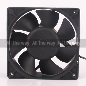 DELTA 24V 48V DC12V 0.60A EC AC 120X120X25mm 12CM Vòng Bi Đôi Điều Khiển Nhiệt Độ PWM 12025 Quạt Làm Mát AFB1212VHE - Product Image 4