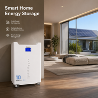 Batería de Almacenamiento Residencial Inteligente WIFI de 200Ah LiFePO4 y 10kWh, Económica y de Alta Eficiencia para Apartamentos