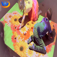 Système de projection interactive au sol, hologramme 3D, projecteur de sol tout-en-un IR, jeu pour enfants, stand publicitaire holographique