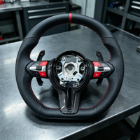 Volant de voiture sport noir personnalisé pour BMW F30 F31 F20 E92 E60 X6 E71 F01 M5 F32 F10 M5 E90 E83 E71