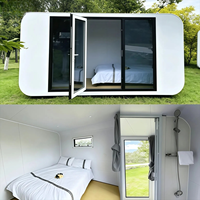 Cabane Modulaire Mobile Préfabriquée Entièrement Équipée pour Hébergement Direct et Atelier