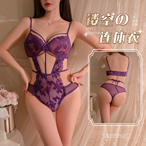 Lingerie Erotica Tutto-in-Uno per Signore Mature, <span class=keywords><strong>Intimo</strong></span> Seducente in Pizzo, Seduzione Sessuale, <span class=keywords><strong>Taglie</strong></span> <span class=keywords><strong>Forti</strong></span>, Tecniche di Lavaggio - Product Image 2