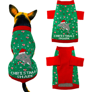 <span class=keywords><strong>Pull</strong></span> tricoté pour <span class=keywords><strong>chien</strong></span> Ugly Shark Xmas, personnalisable en usine, avec logo et couleur sur mesure (OEM), pour chiots de petite et moyenne taille, commande en gros - Product Image 4