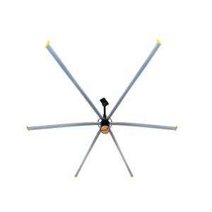 Ventiladores Industriales de Techo con Motor PMSM de 12 Pies para Almacenes y Comercios con Enfriamiento por Aire - Product Image 3