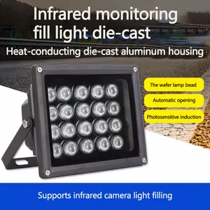 IP65 CCTV-Flüllenlampen mit Infrarot-IR-Streifen 850 nm LED Aluminiumkörper für Außenbereich