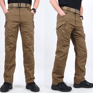 Pantalon tactique IX9 pour hommes, entraînement en plein air, décontracté, multi-poches, solide, séchage rapide, respirant, protection UV - Product Image 5