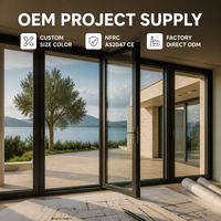 Puerta de Entrada Abatible de Aluminio con Apertura Exterior, Doble Acristalamiento, con Cerradura, Aislamiento Térmico y Acústico, para Patio