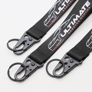 Wholesale Short Wristlet Key Strap with Custom Logo Printed for Automotive Service Promotion Gift Keychain Lanyards - Product Image 3