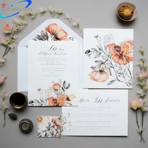 Sang trọng Kinh Tế Faire partie Mariage lời mời de Mariage de Lux lời mời cho đám cưới