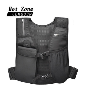 Gilet de sport de plein air-Gilet multifonctionnel en polyester portable Sac à dos Cyclisme Marathon Randonnée Trail Hydratation Course à pied Jogging - Product Image 5